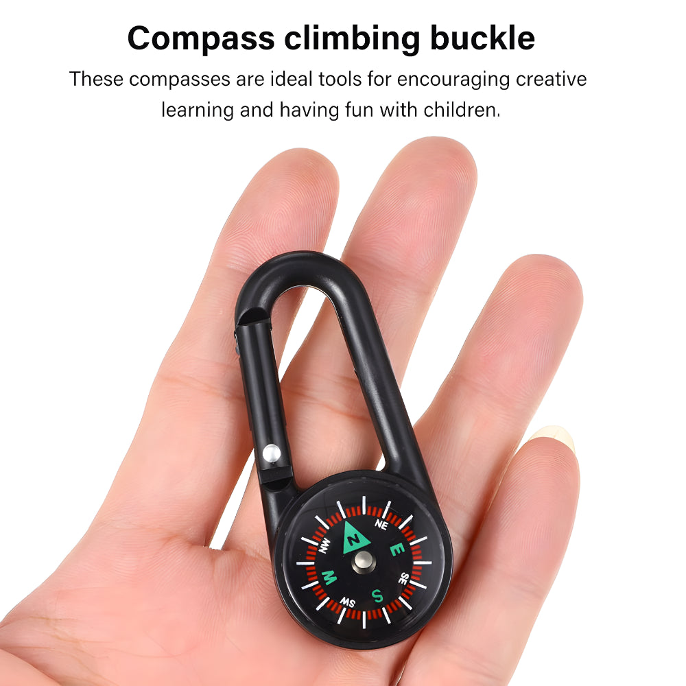 Hook compass keychain