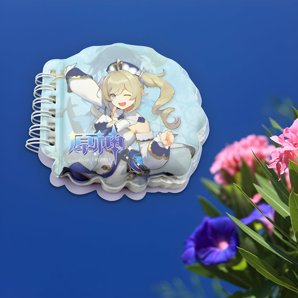 Plush cartoon notebook