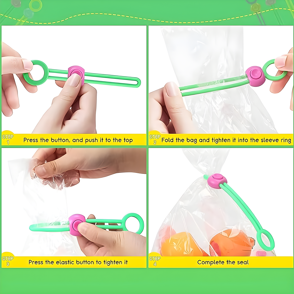 Colorful Storage Strap Clip - Home & Kitchen