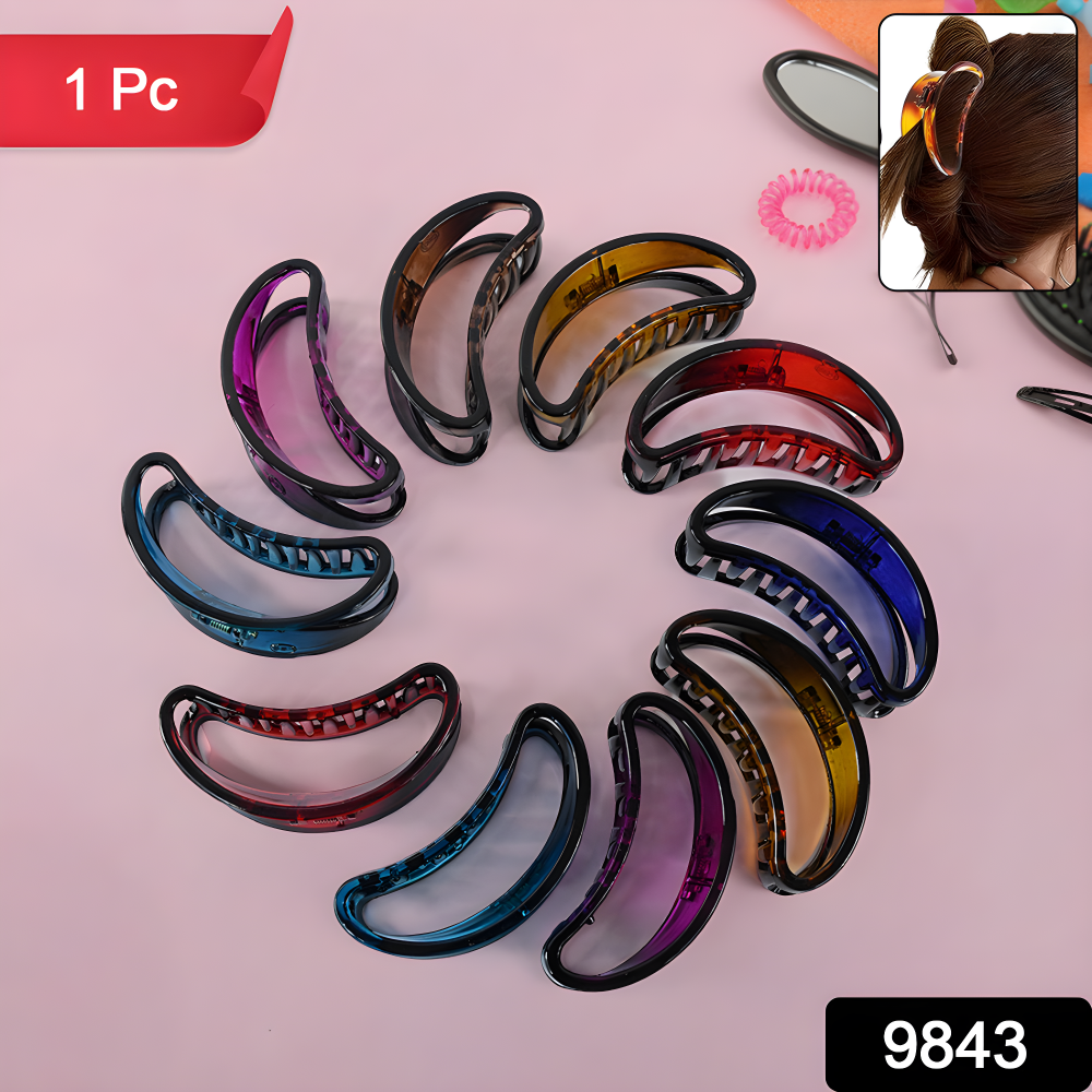 Plastic matte hair clip