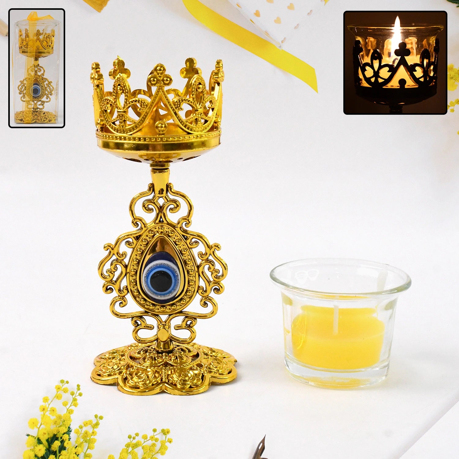 Best golden flower candle holder - holders | 2025 | fast shipping