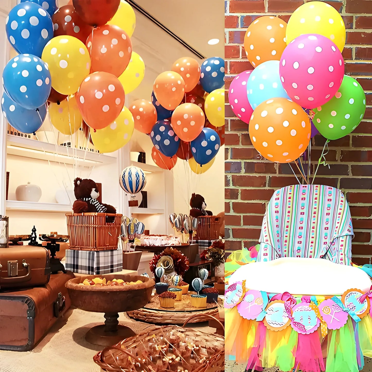 Vibrant Latex Party Balloons - Toys & Games