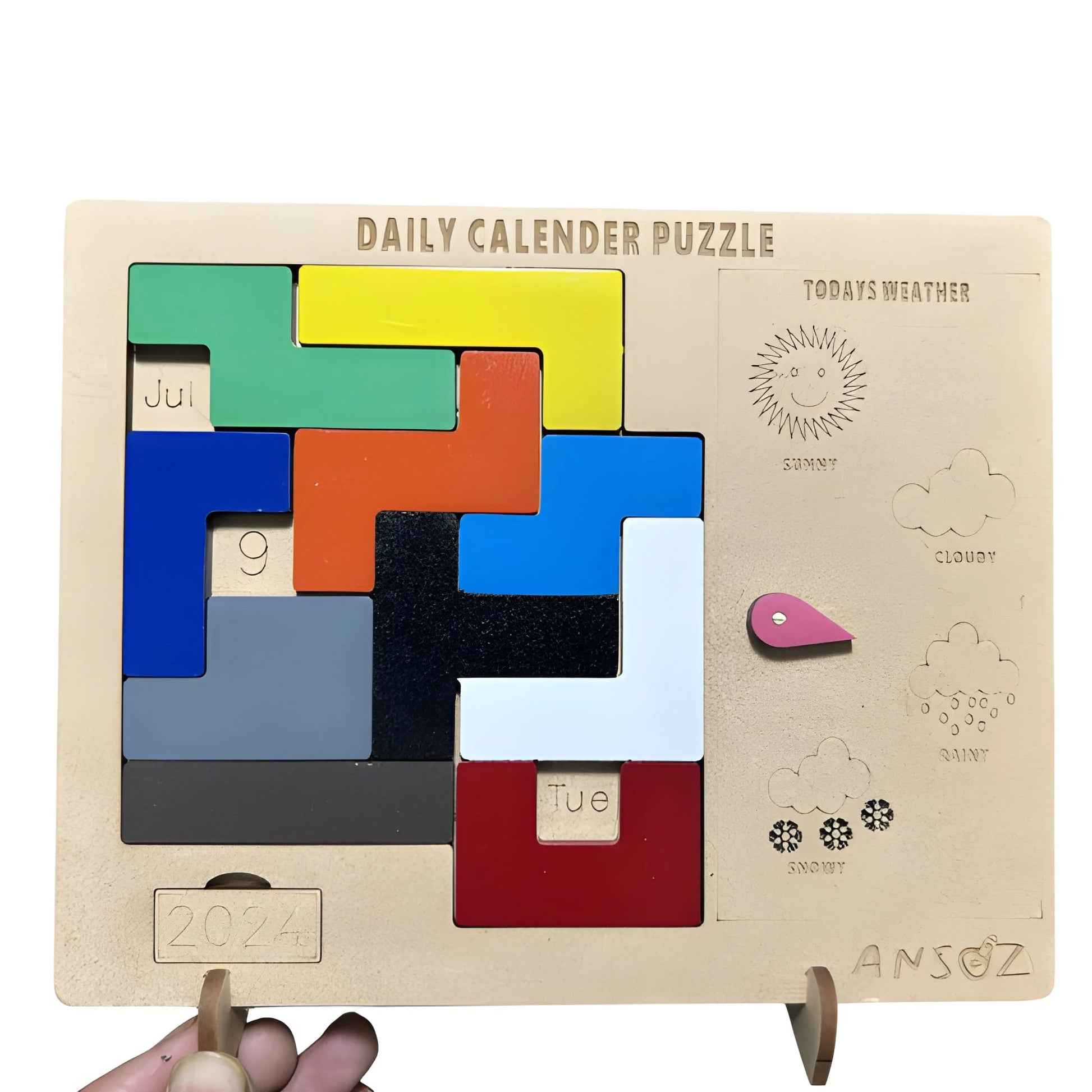 Best wooden daily calendar puzzle - toys & games | 2025 | fast shipping