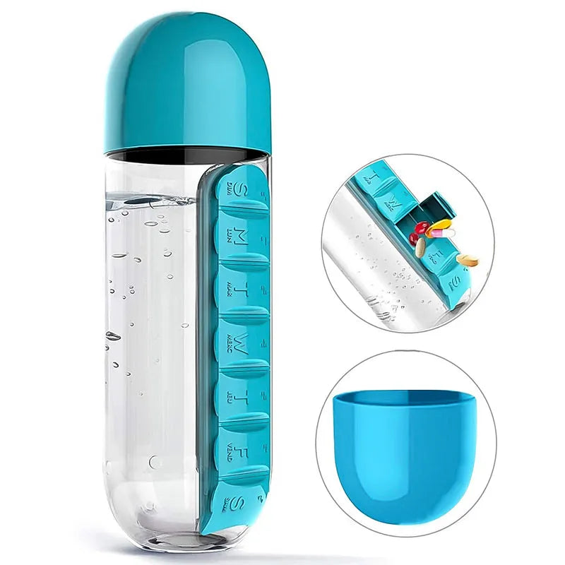 Best vitamin pill water bottle (600 ml) bottles | 2025 | fast shipping