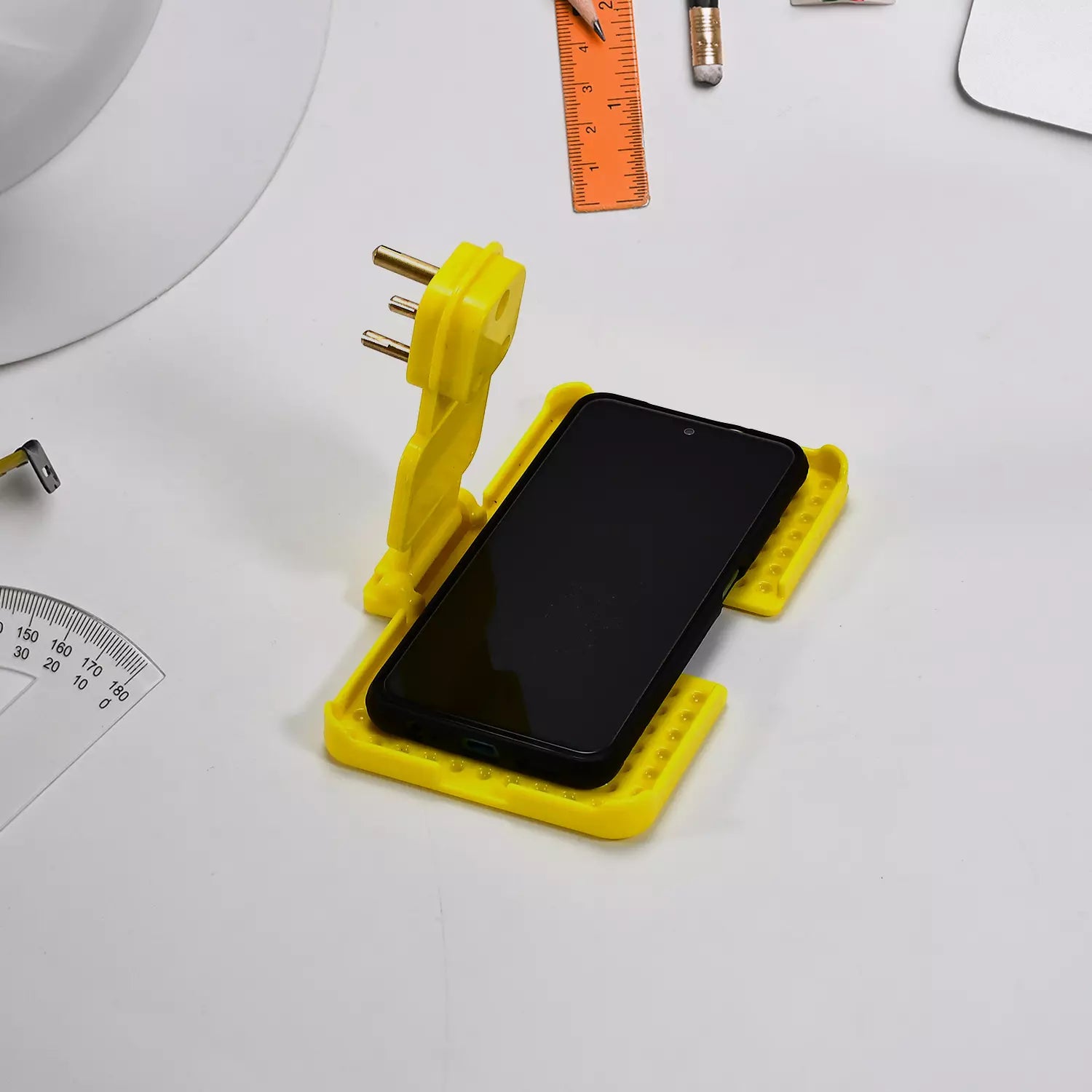 Best wall holder stand for mobile charging – yellow - power adapter & charger accessories | 2025 | fast shipping