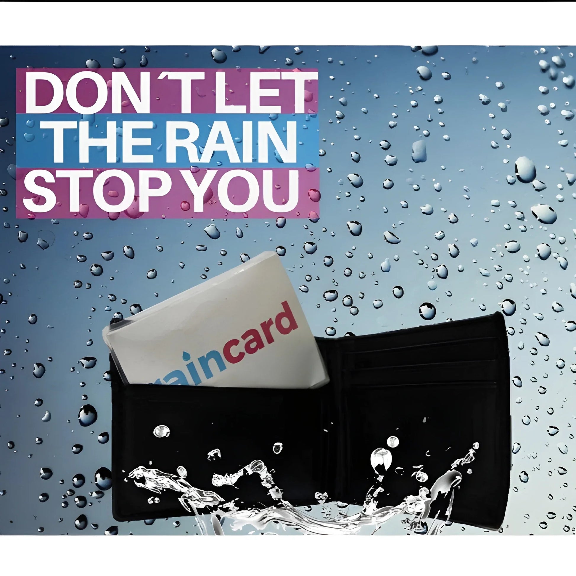 Wallet-Sized Emergency Raincoat - Garden & Outdoors