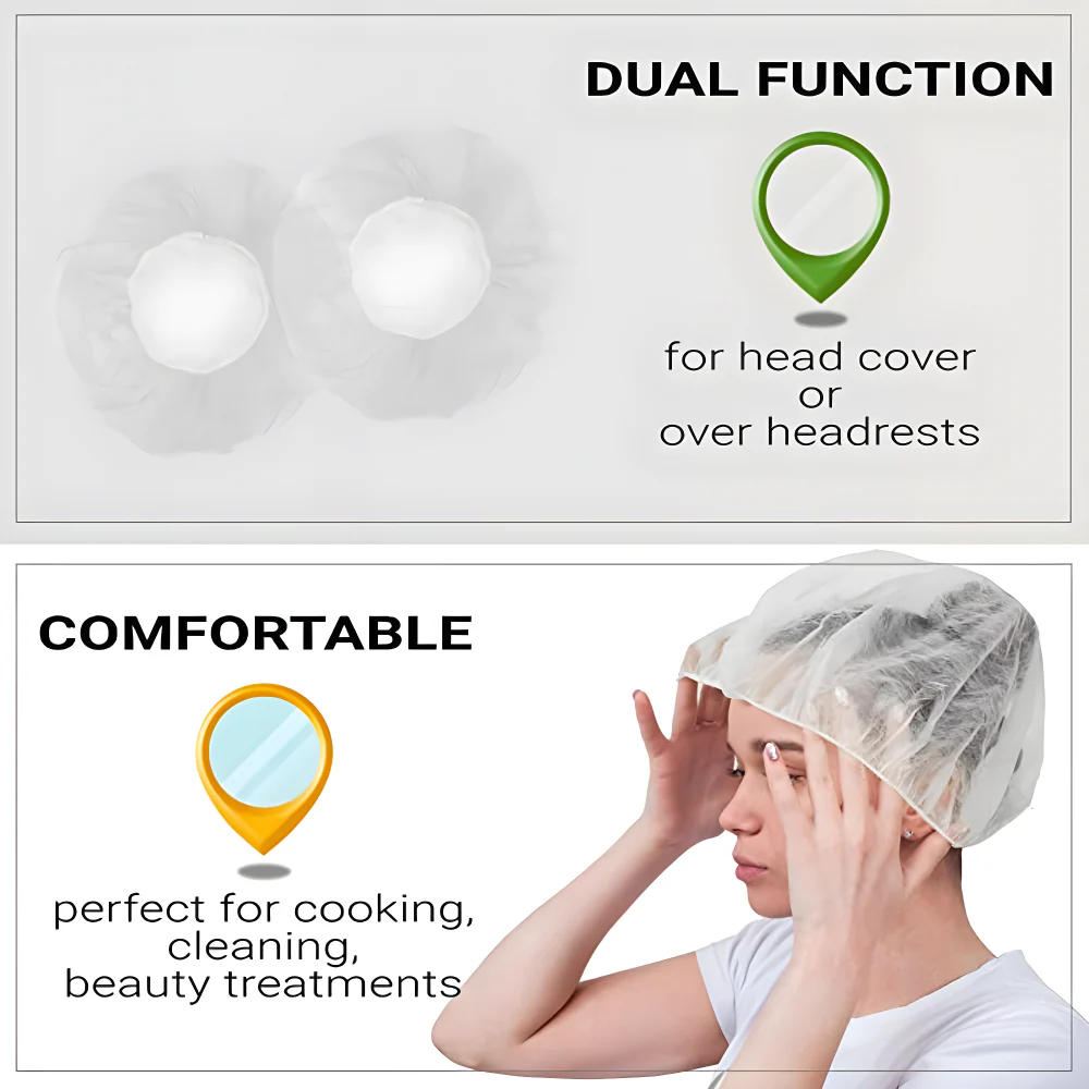 Waterproof Disposable Shower Caps - Health & Personal Care