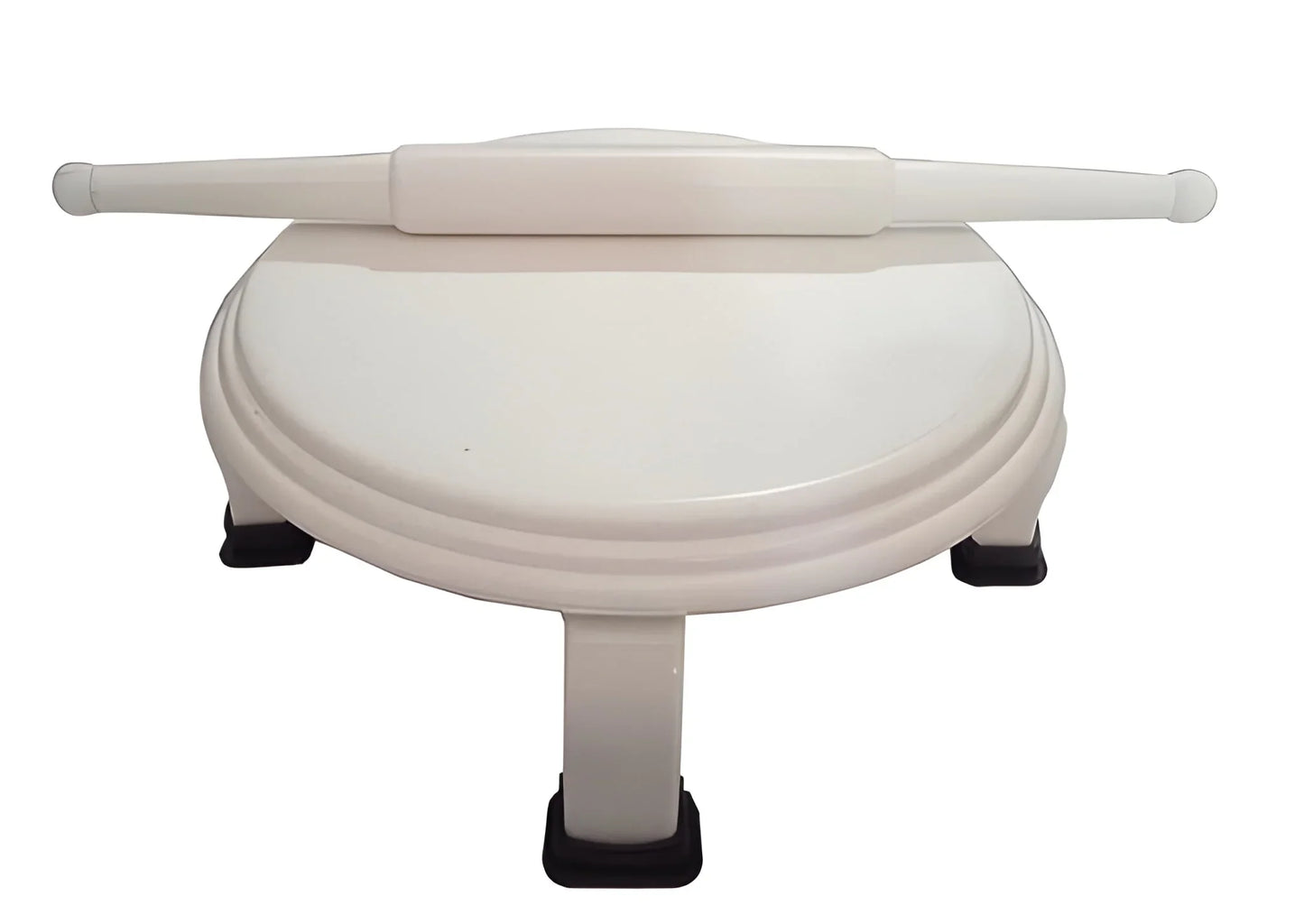 White Plastic Rolling Belan For Chapati Making - Home & Kitchen