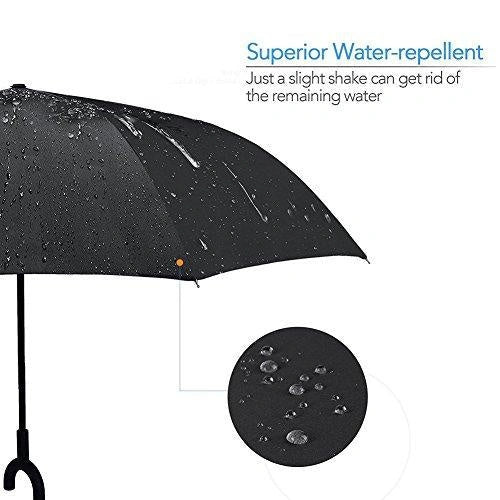 Best windproof reverse umbrella – c handle - rain umbrellas | 2025 | fast shipping