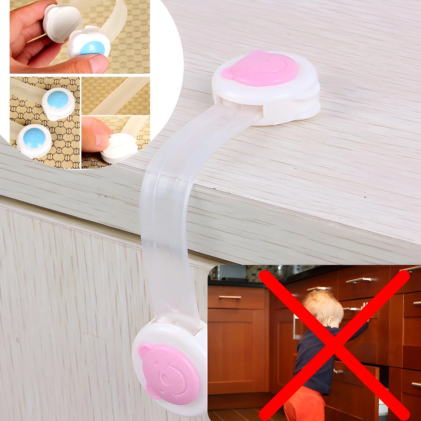 Baby Safety Strap Locks - Home Improvement