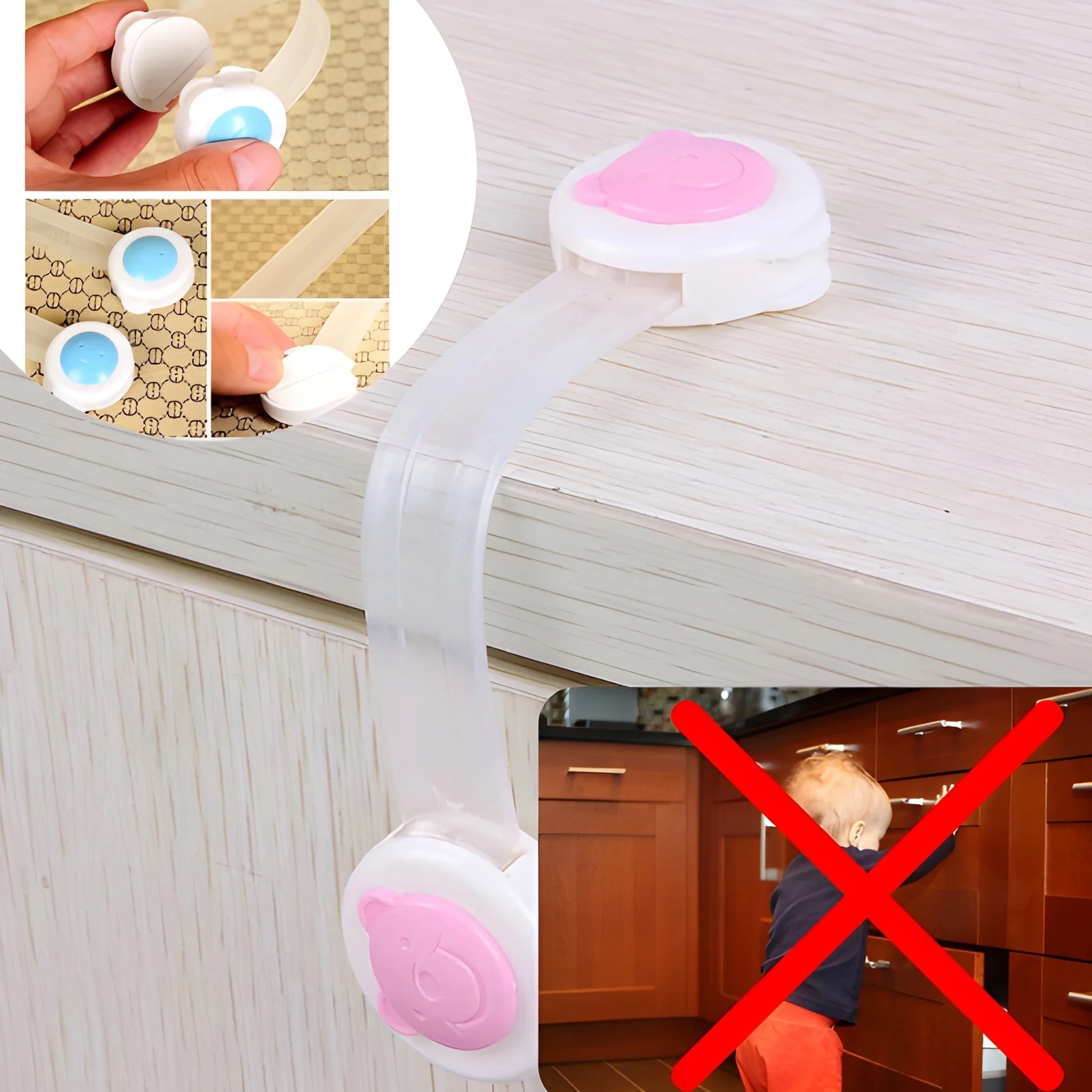 Baby Safety Strap Locks - Home Improvement