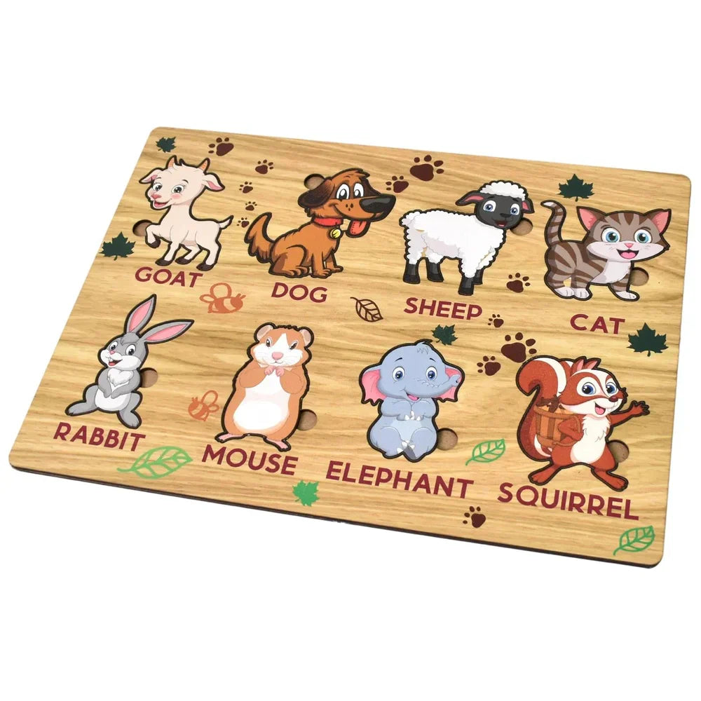 Best wooden animal puzzle board - & pegged puzzles | 2025 | fast shipping