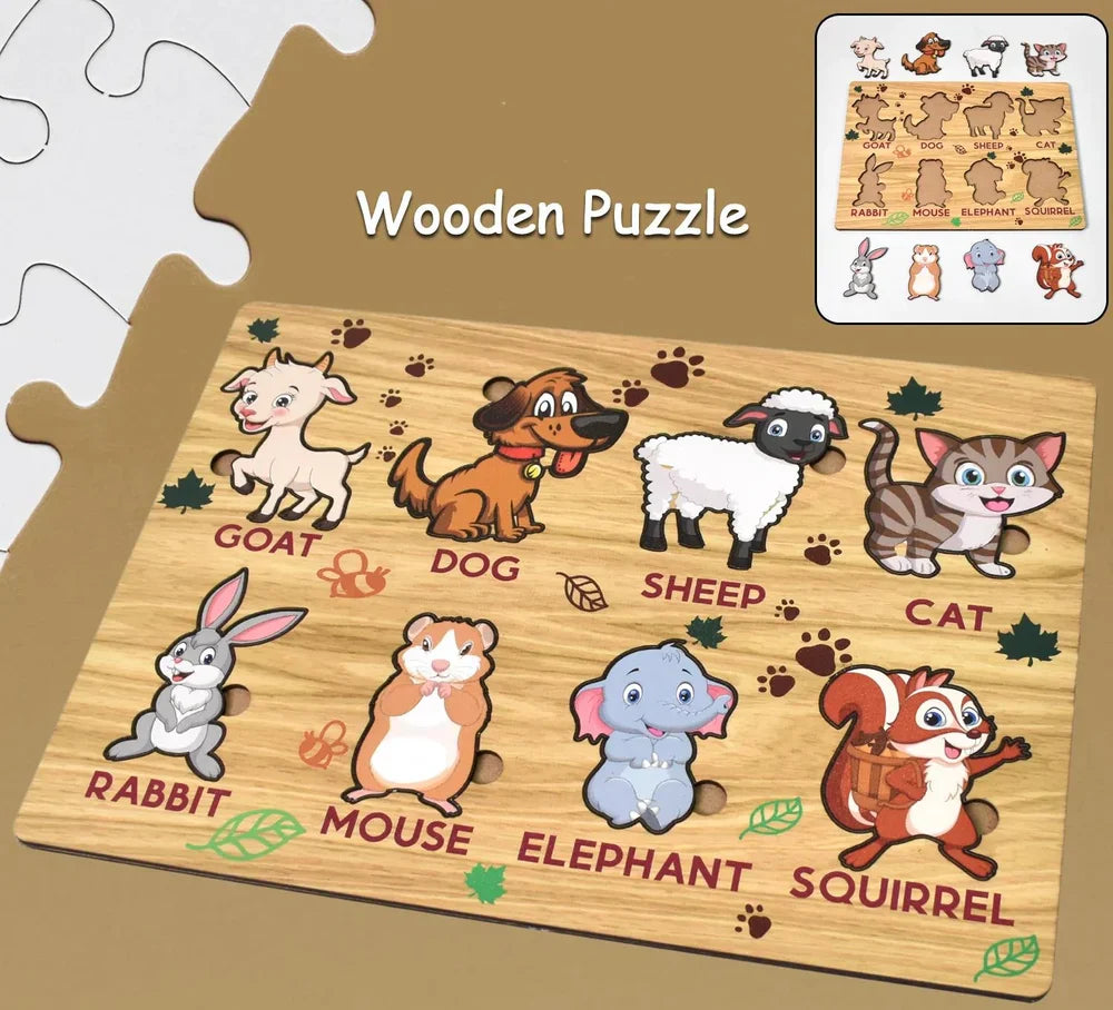 Best wooden animal puzzle board - & pegged puzzles | 2025 | fast shipping