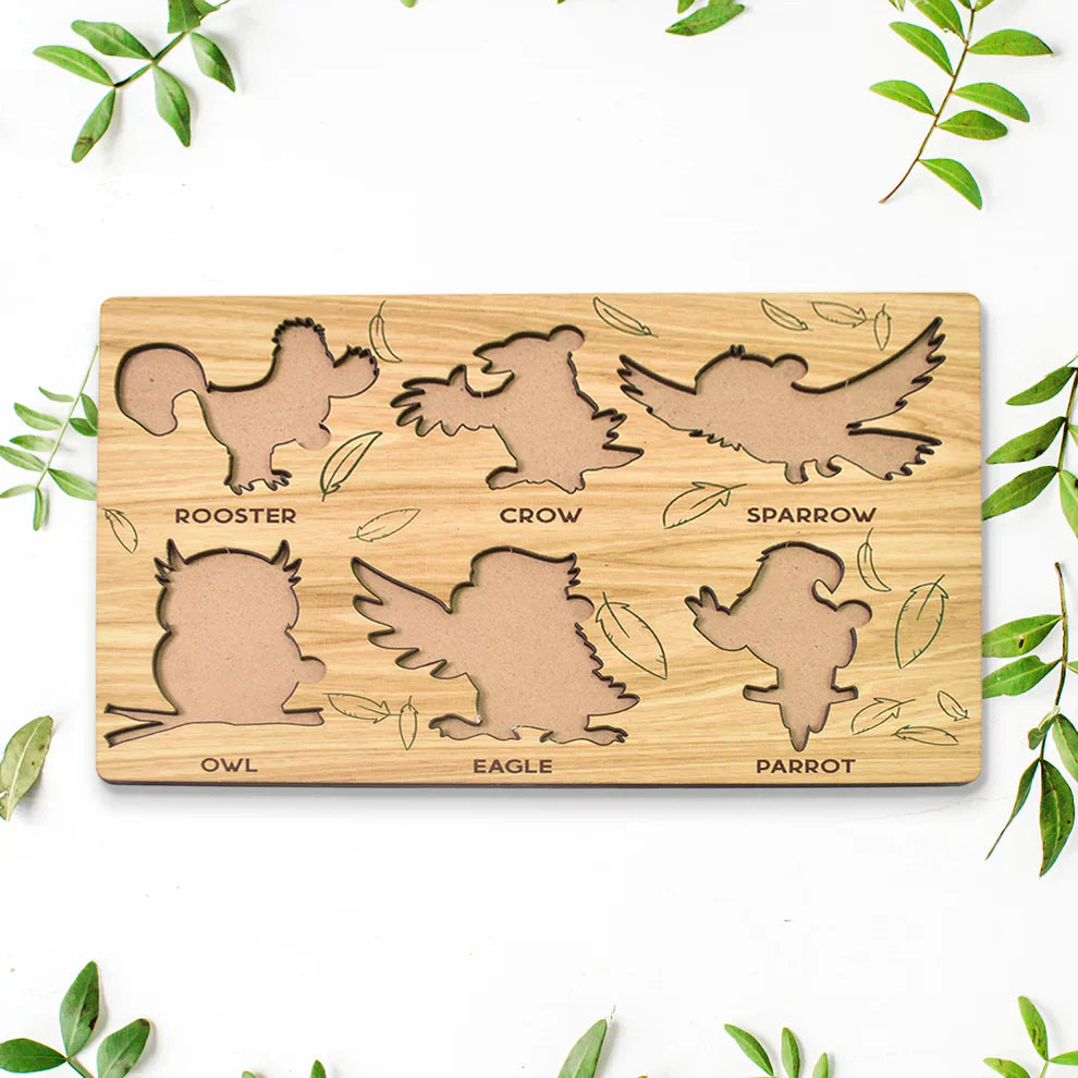 Best wooden bird puzzle learning board - & pegged puzzles | 2025 | fast shipping