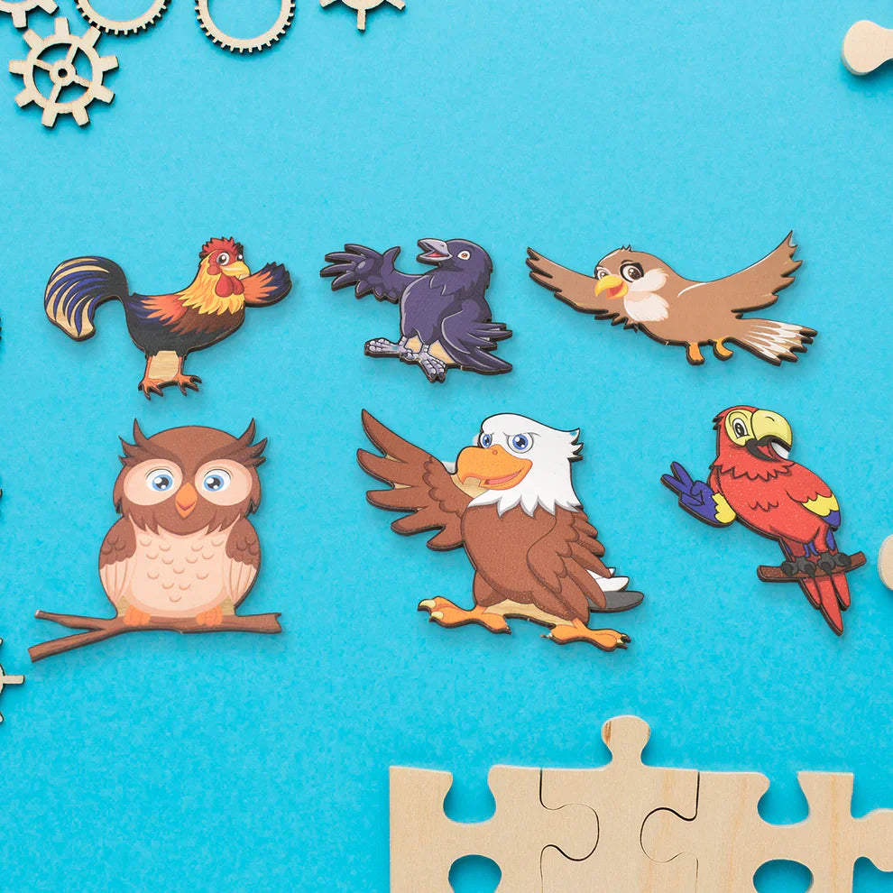 Best wooden bird puzzle learning board - & pegged puzzles | 2025 | fast shipping