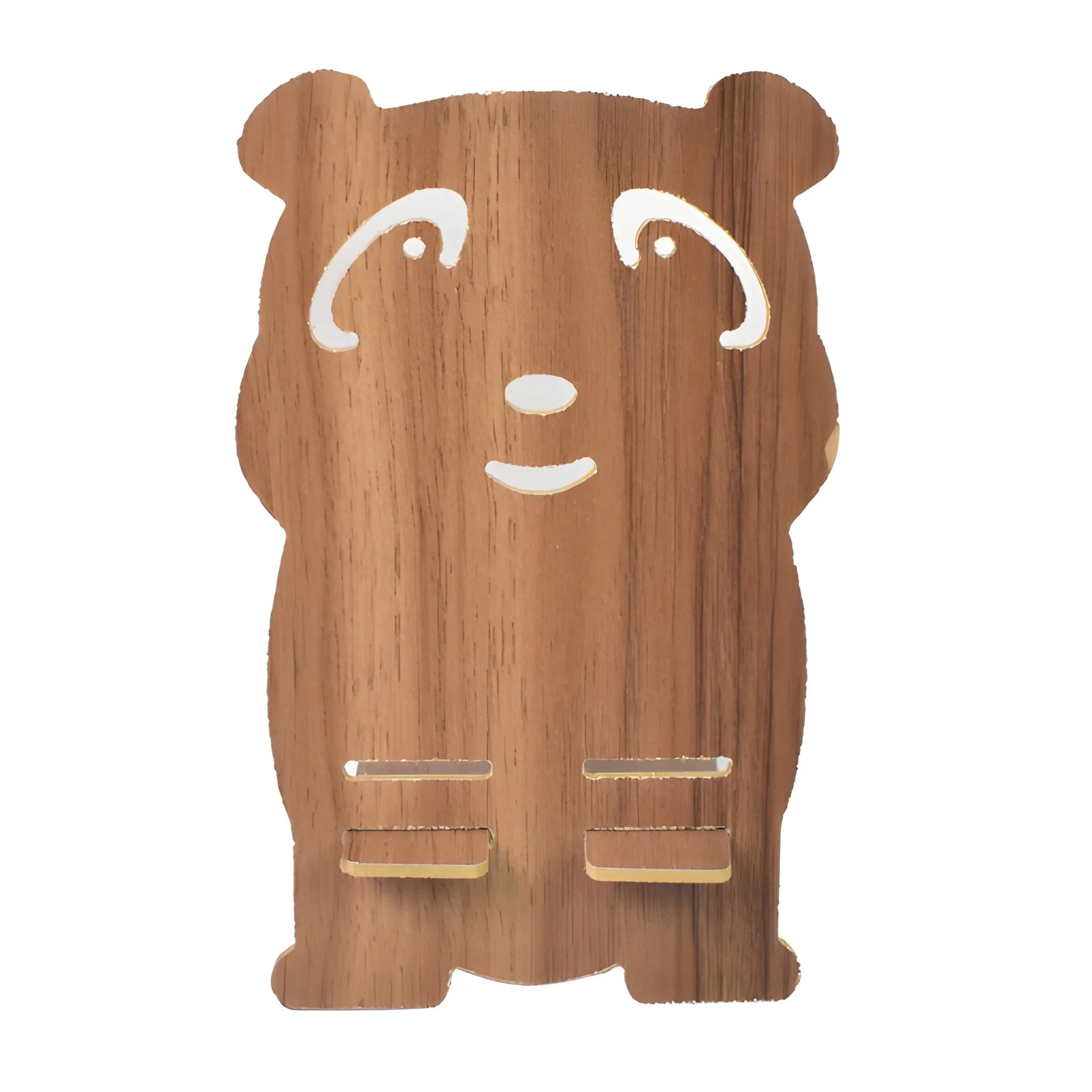 Wooden Cartoon Shape Design Mobile Stand - mobile accessories