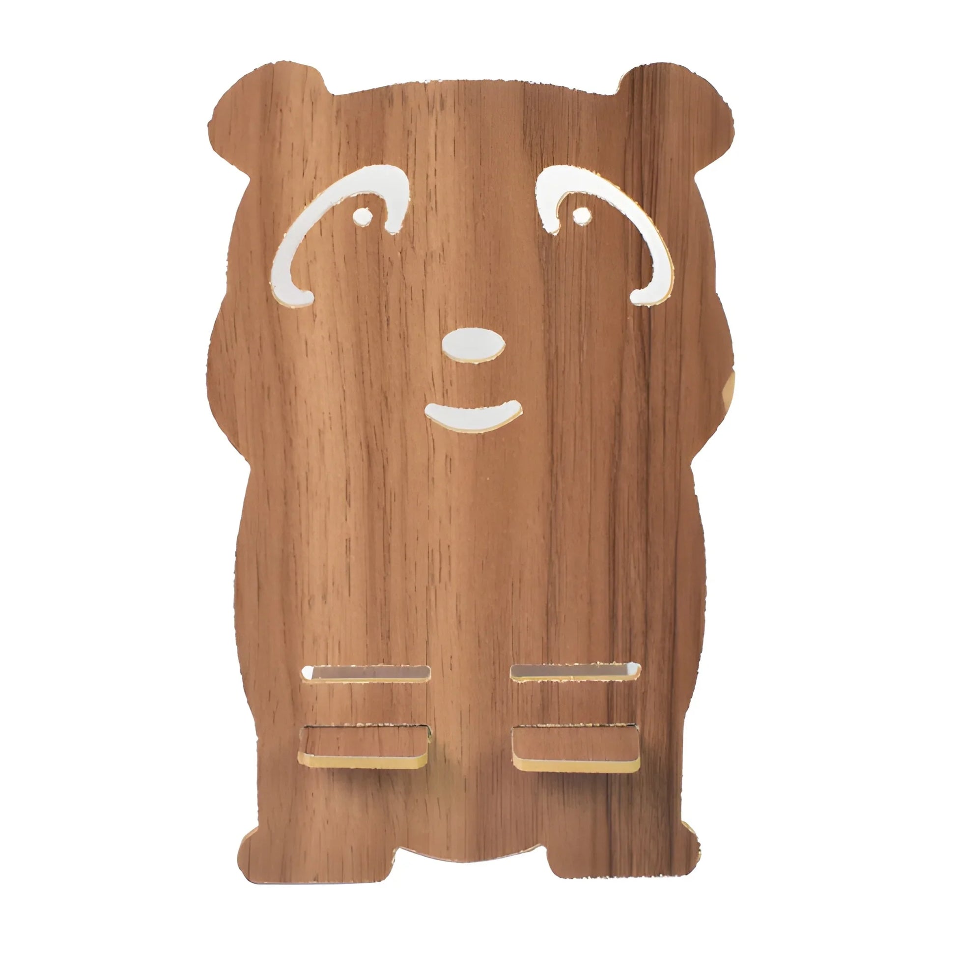 Wooden Cartoon Shape Design Mobile Stand - mobile accessories