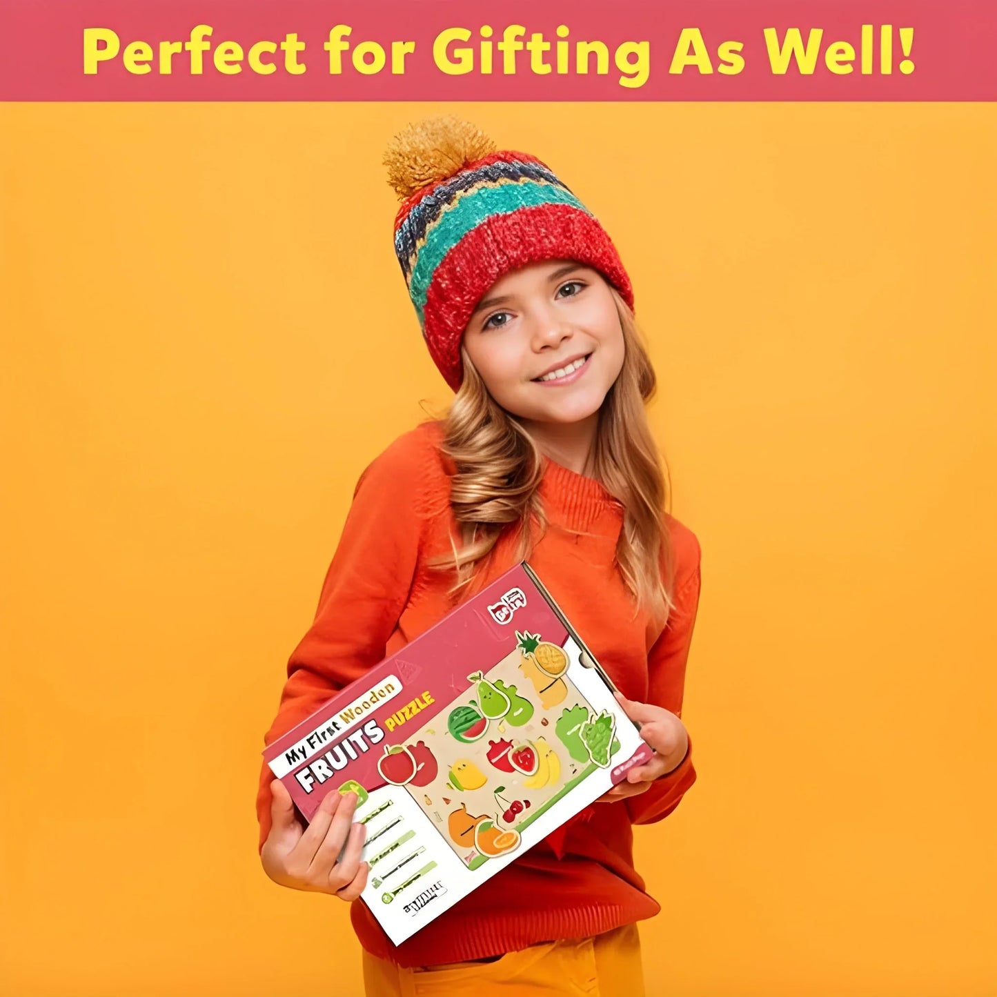 Best wooden fruits puzzle learning educational board - toys & games | 2025 | fast shipping