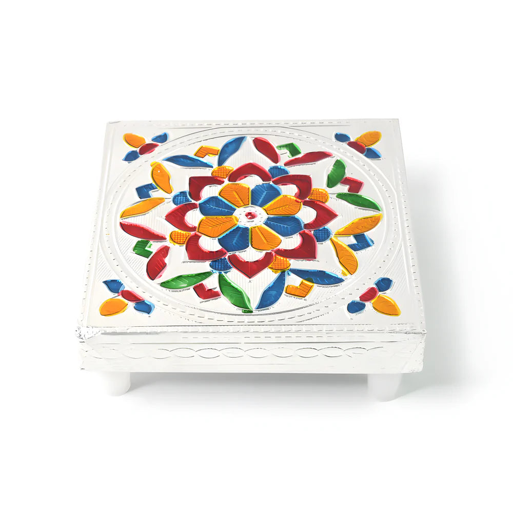 Best wooden meenakari chowki - decor | 2025 | fast shipping