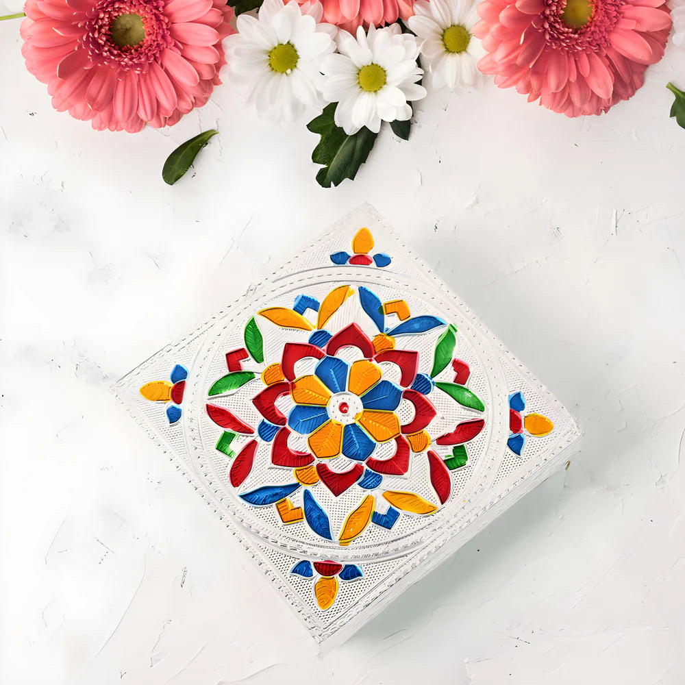 Best wooden meenakari chowki - decor | 2025 | fast shipping