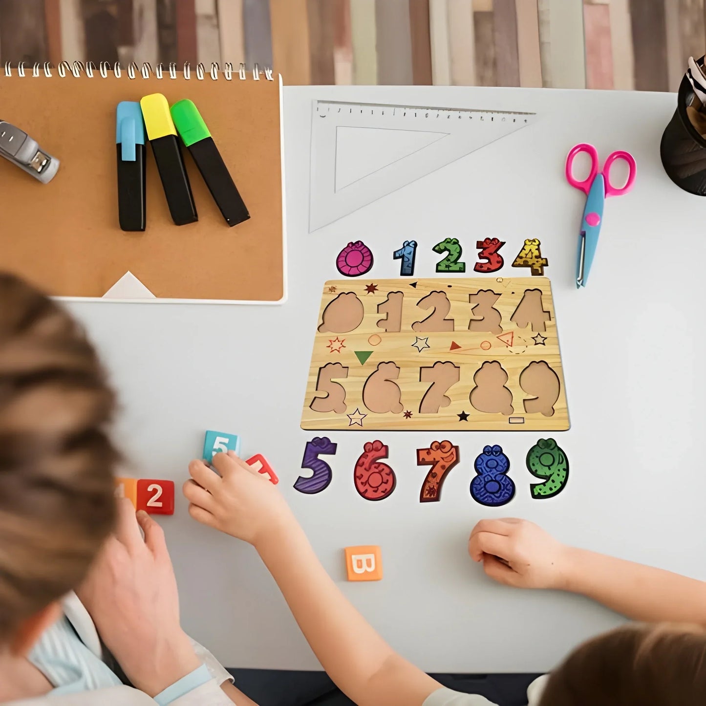 Best wooden number puzzle learning board - 2025 | fast shipping