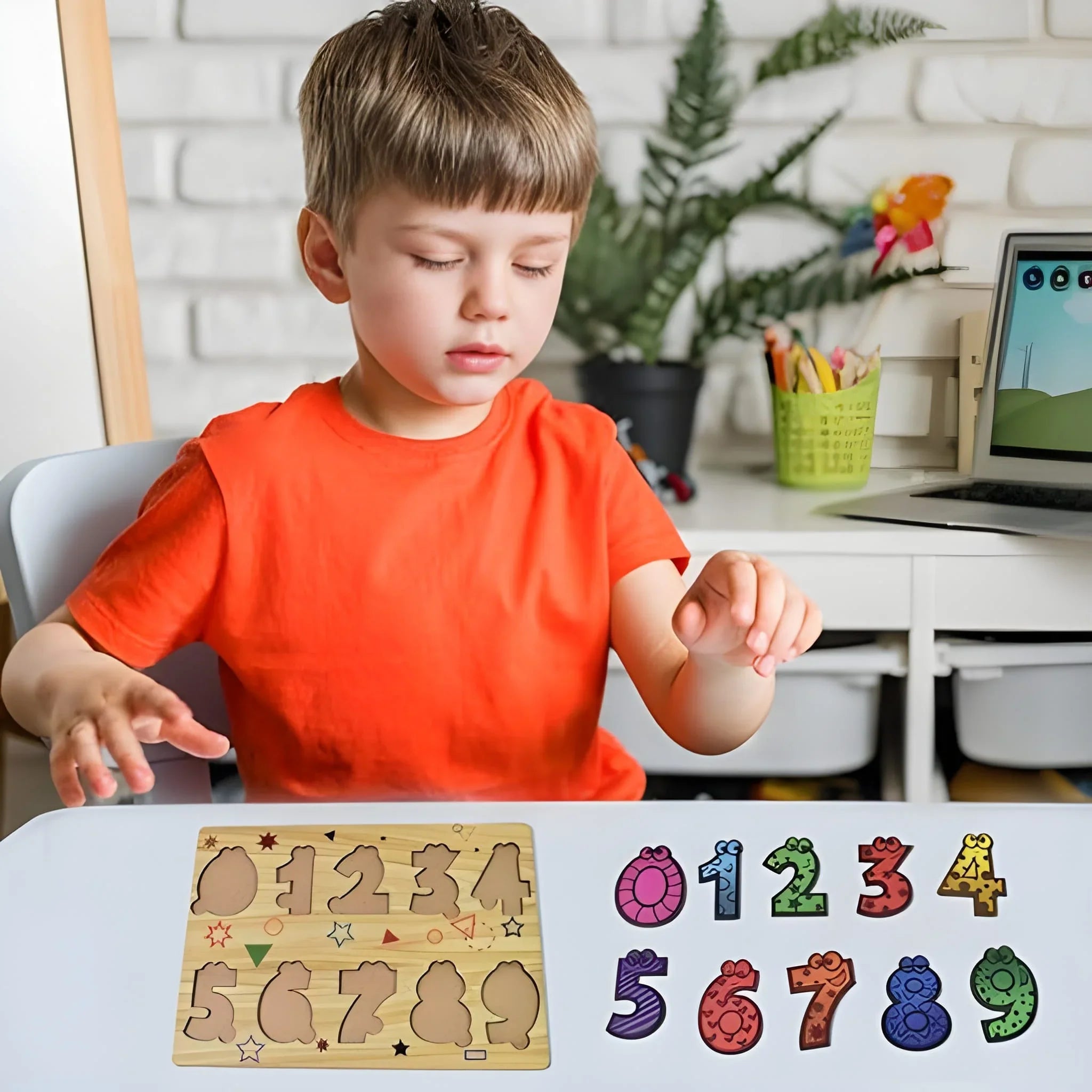 Best wooden number puzzle learning board - 2025 | fast shipping