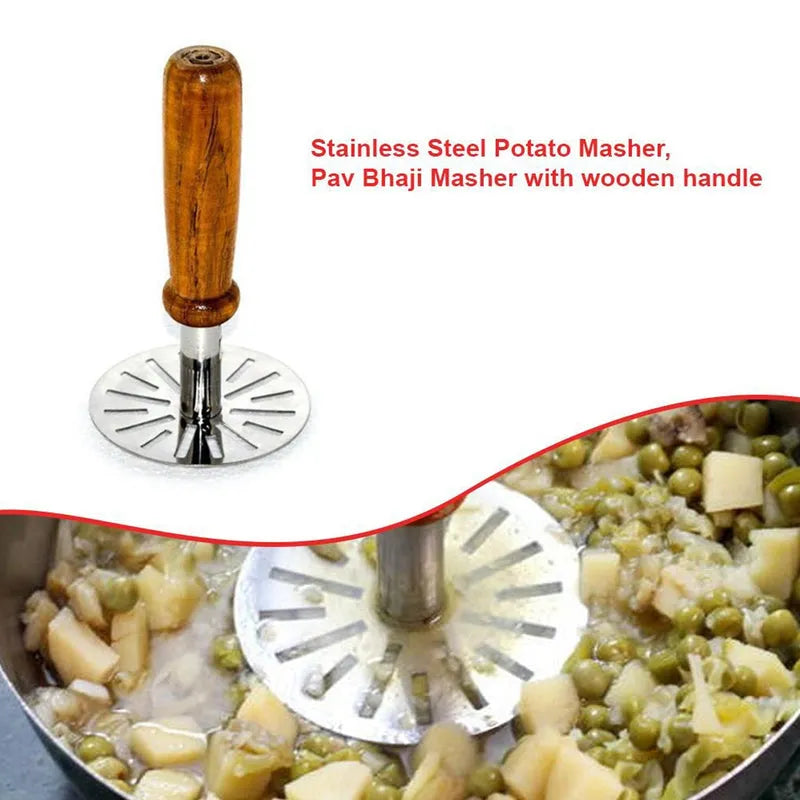 Best wooden paubhaji masher - mashers | 2025 | fast shipping
