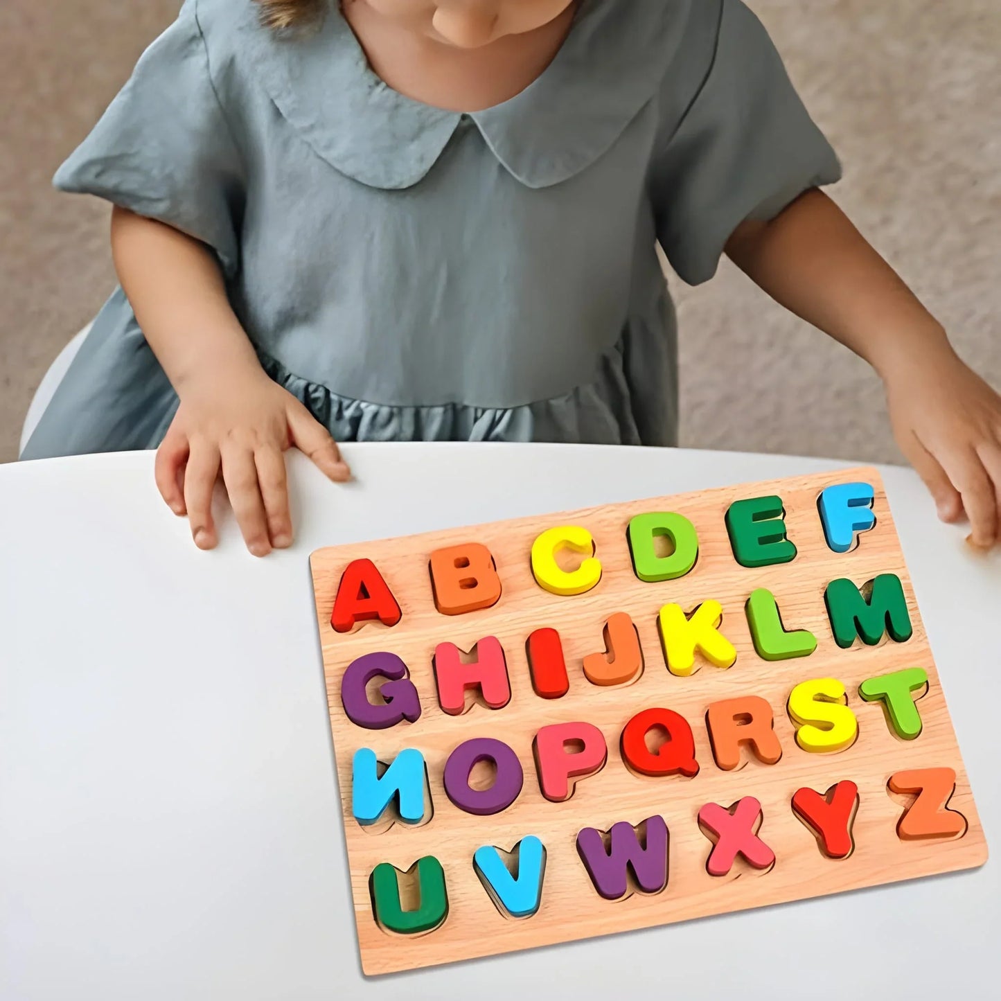 Best wooden puzzle board abc letters - toys & games | 2025 | fast shipping