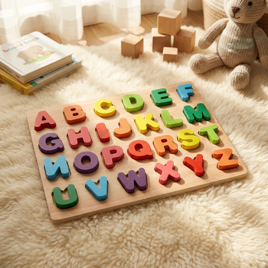 Best wooden puzzle board abc letters - toys & games | 2026 | fast shipping