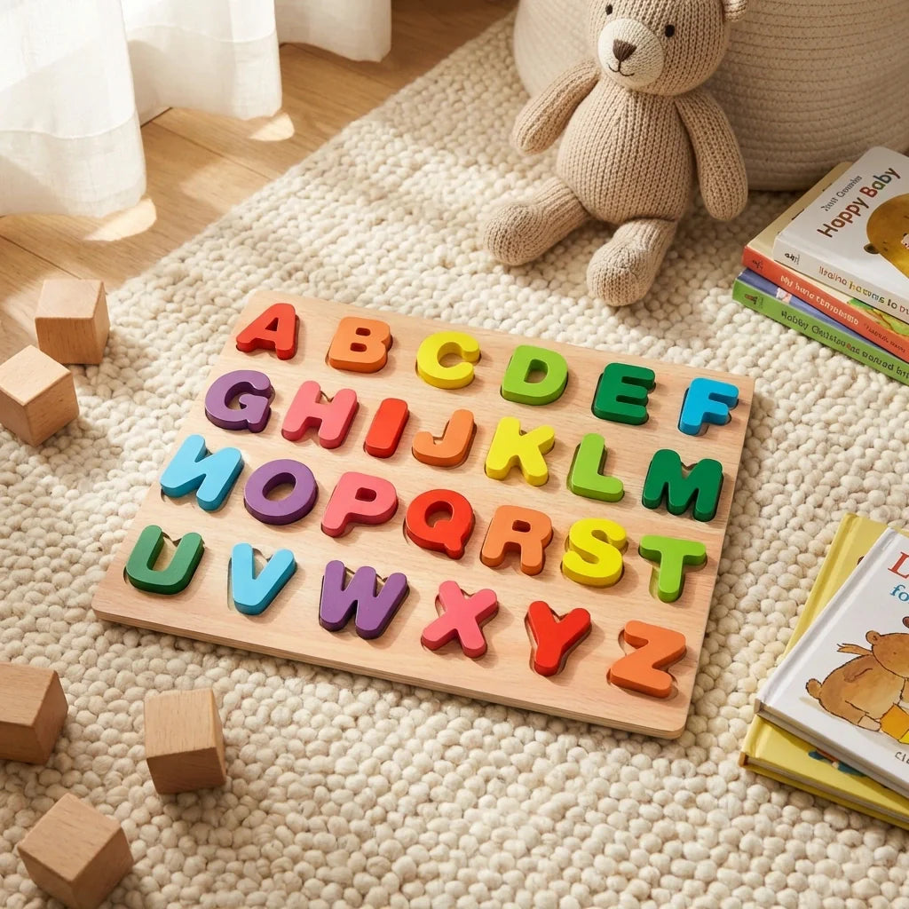 Best wooden puzzle board abc letters - toys & games | 2026 | fast shipping
