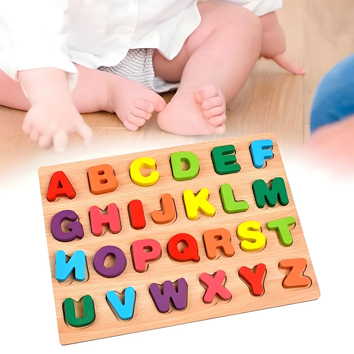 Best wooden puzzle board abc letters - toys & games | 2025 | fast shipping
