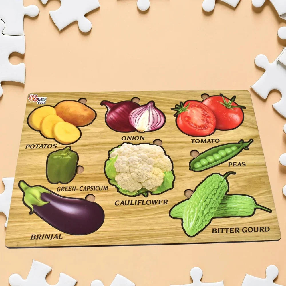 Best wooden vegetable puzzle board - educational toys | 2025 | fast shipping