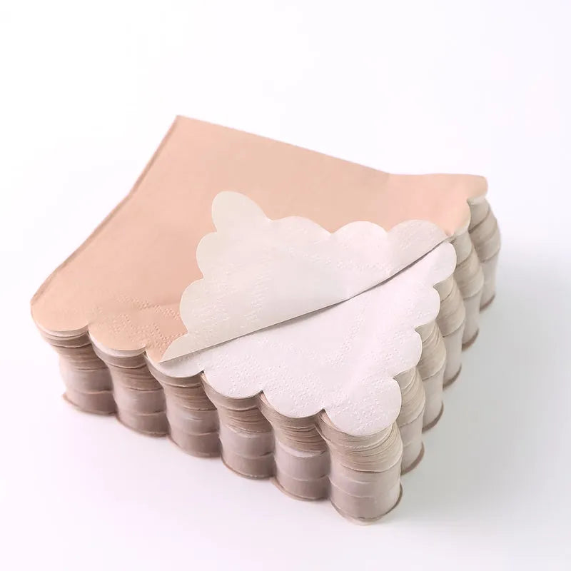 Best scalloped edge tissue set (120 pc) - paper napkins | 2025 | fast shipping