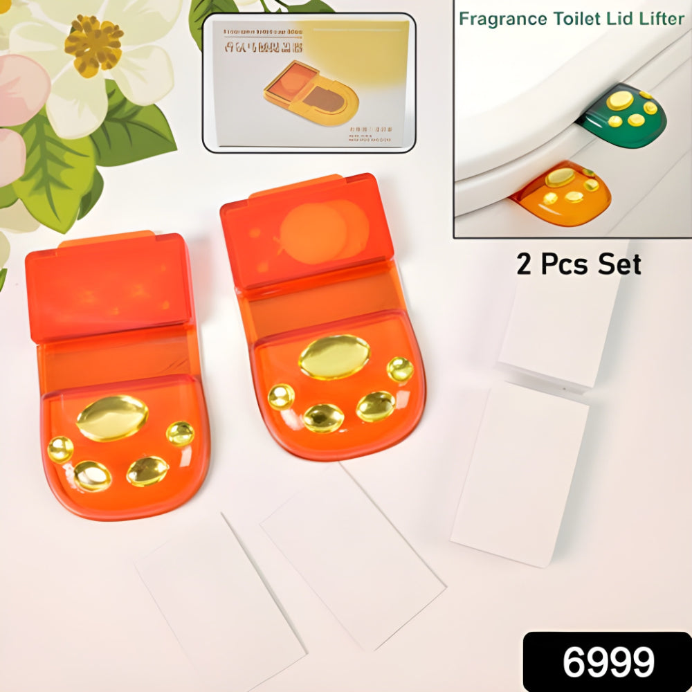 Toilet lid lifter handle