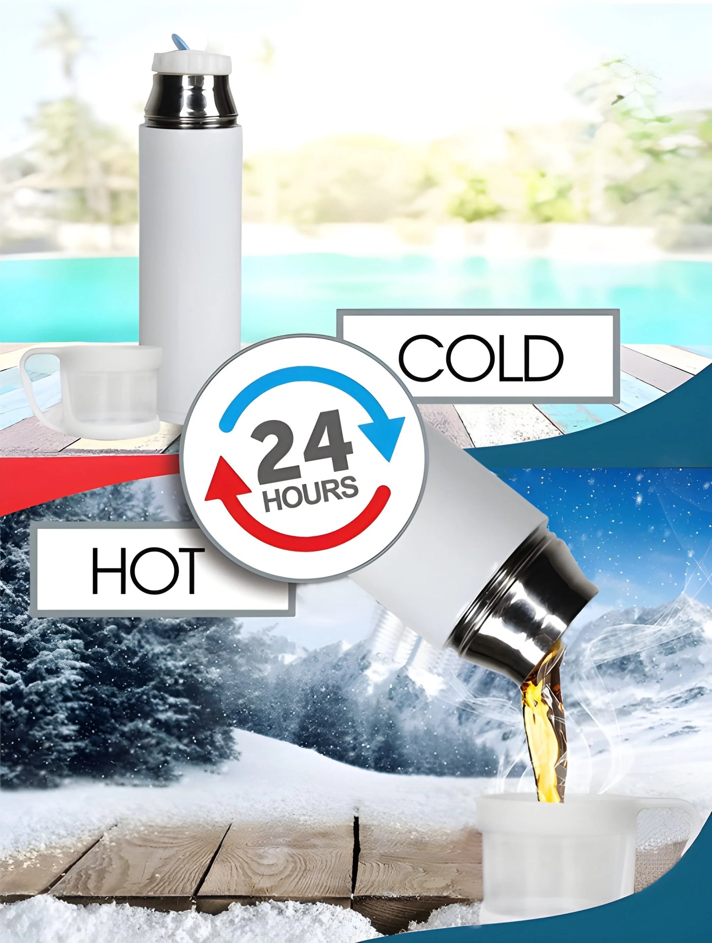 Best stainless steel water vacuum bottle - home & garden | 2025 | fast shipping