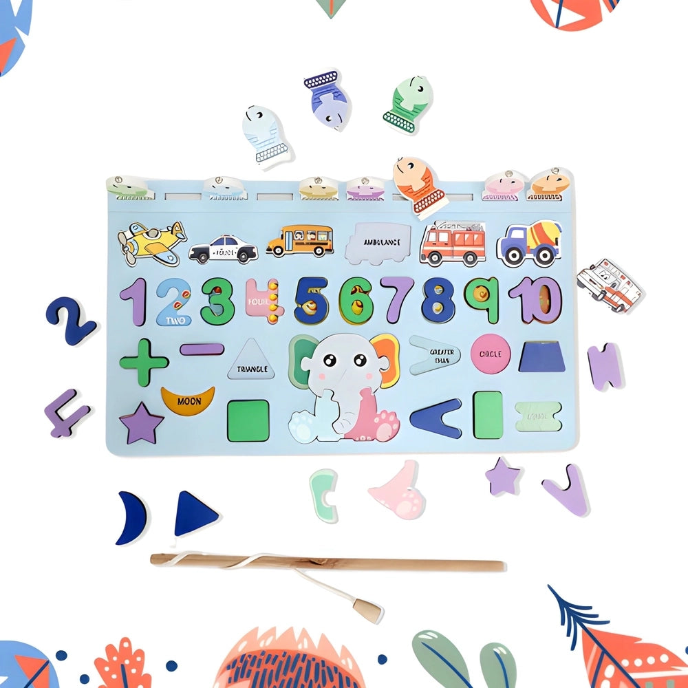 Best wooden number puzzle board - educational toys | 2025 | fast shipping