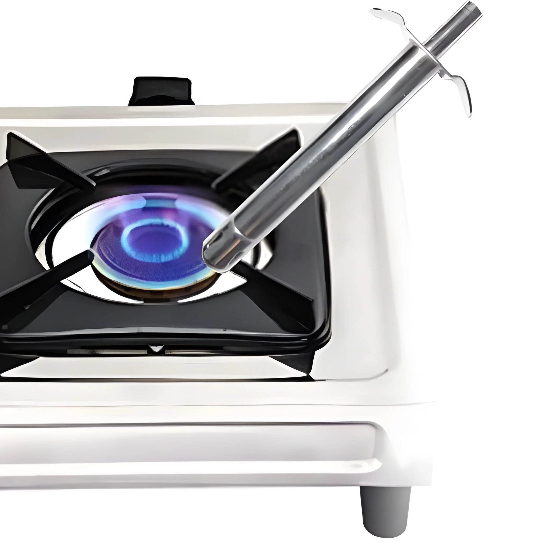 Stainless steel electronic gas lighter