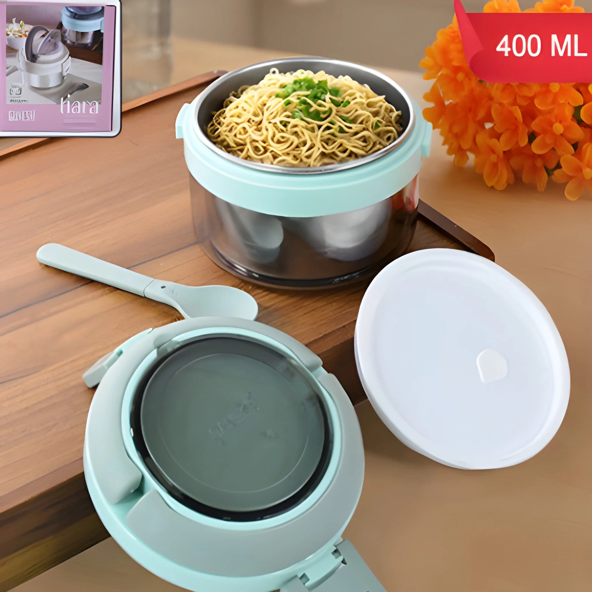 Compact leak-proof lunch box