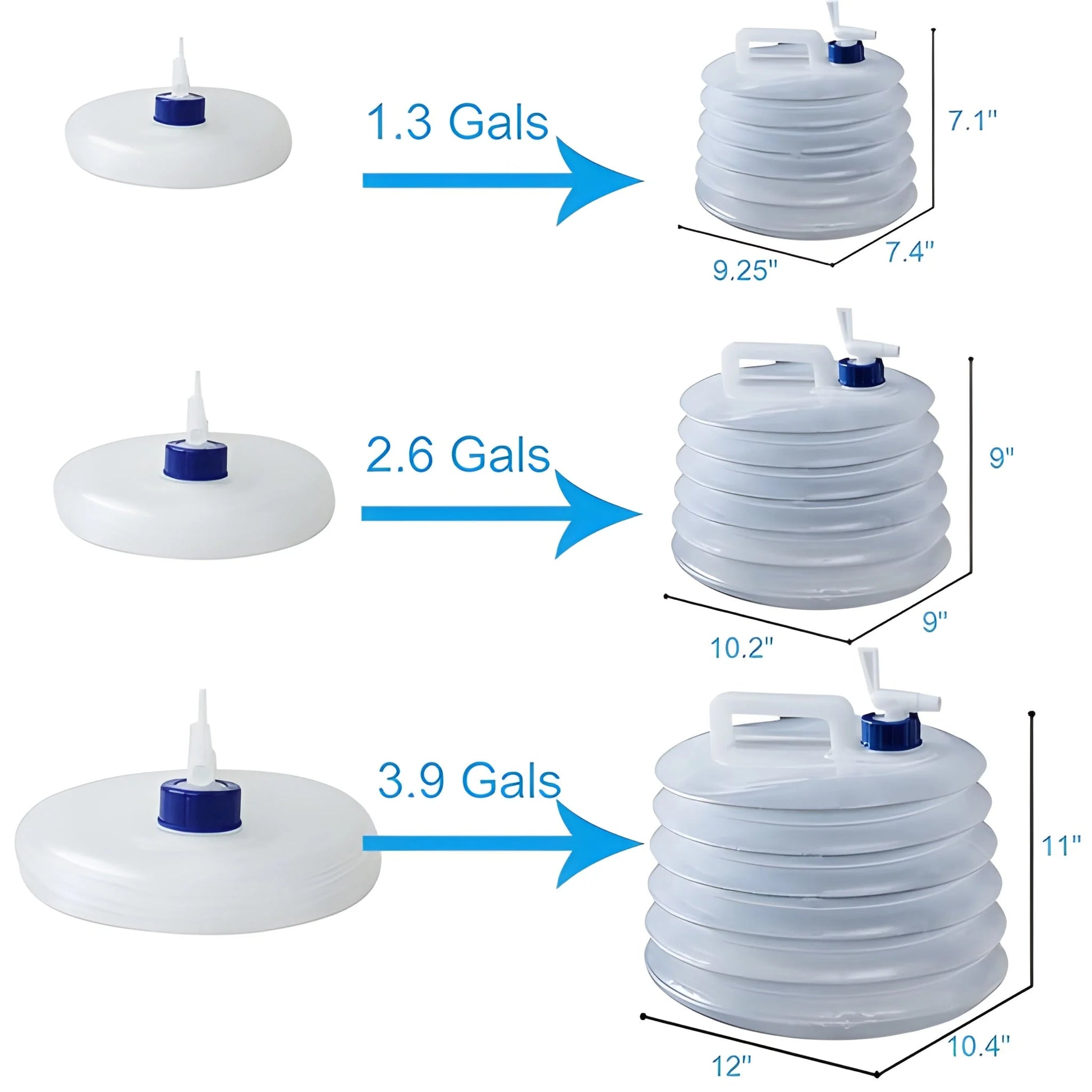 Best outdoor camping collapsible portable water container - sporting goods | 2025 | fast shipping