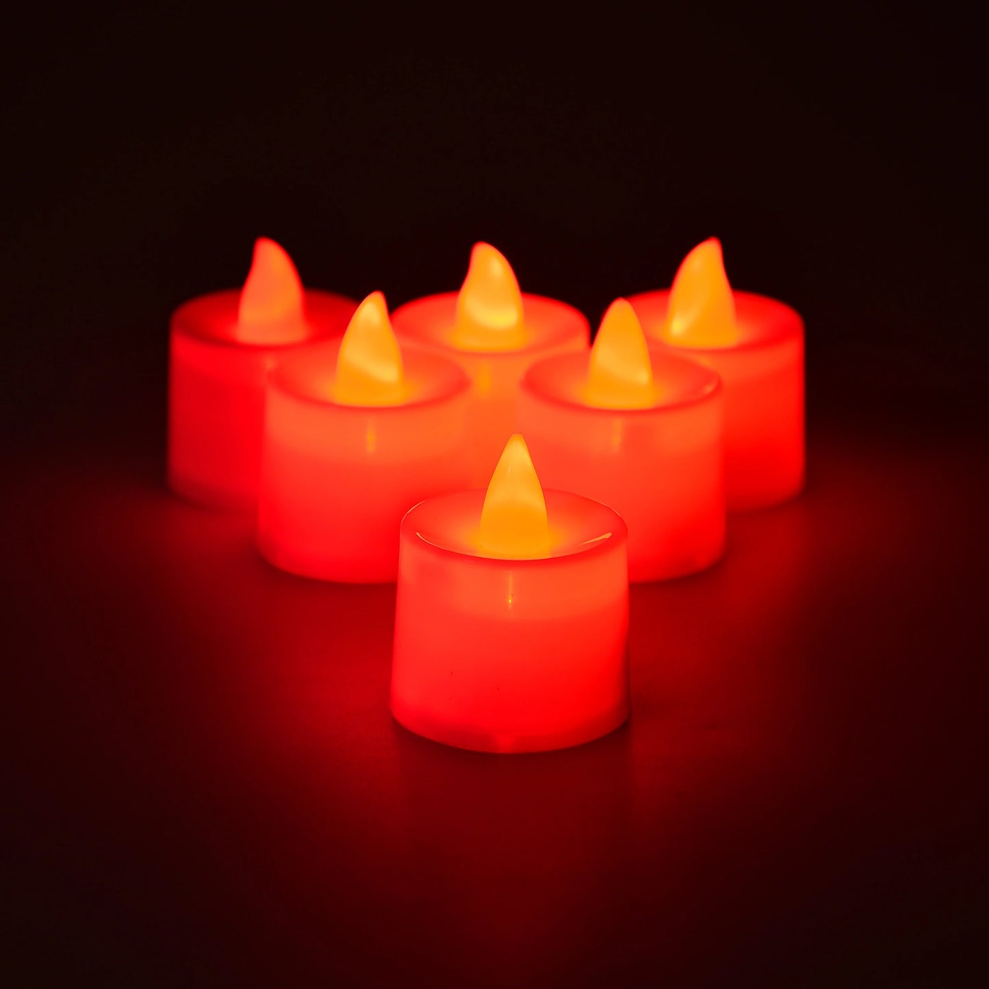 Best red flameless led tealights - candles | 2025 | fast shipping
