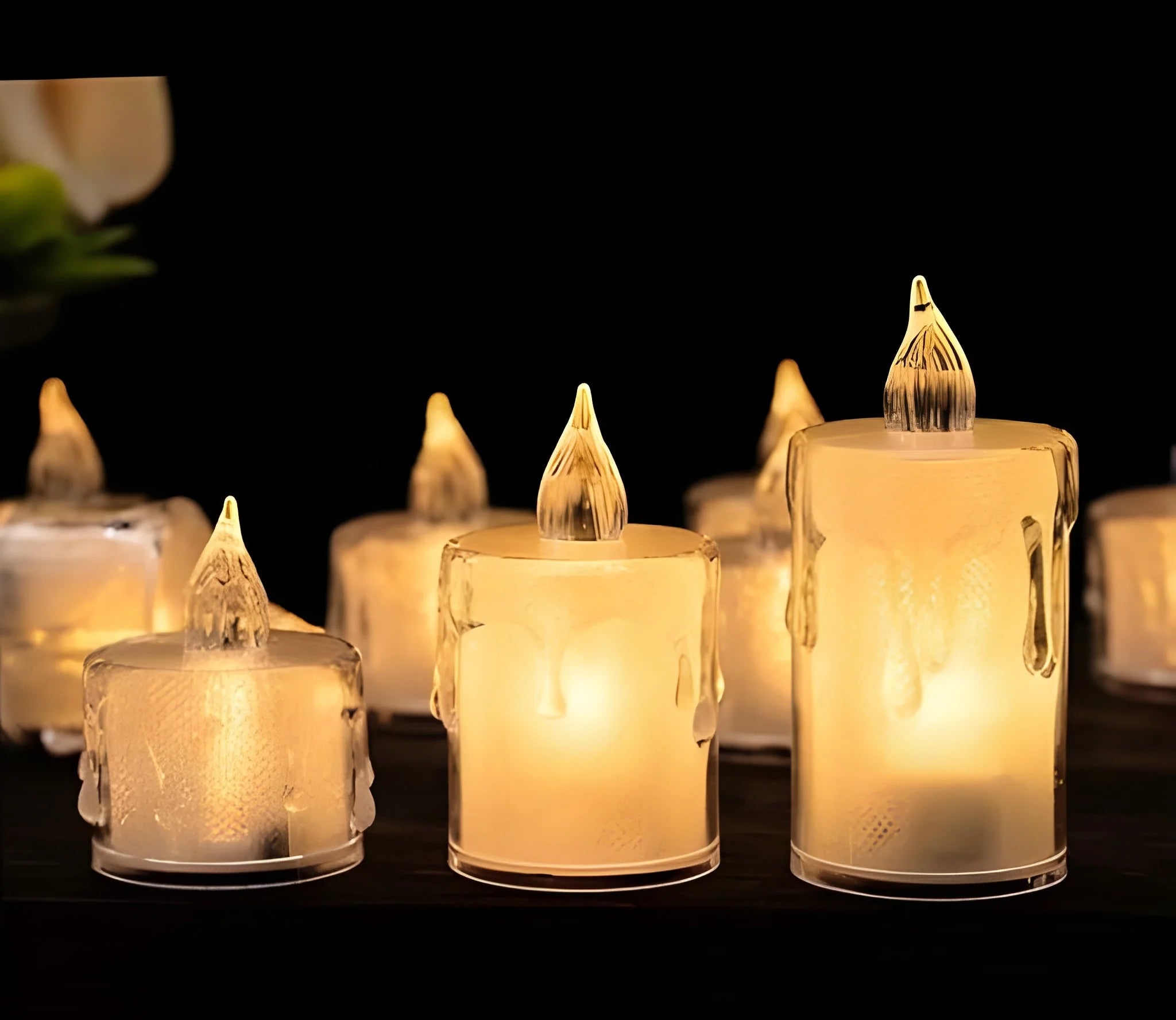 Simple candles for home decoration