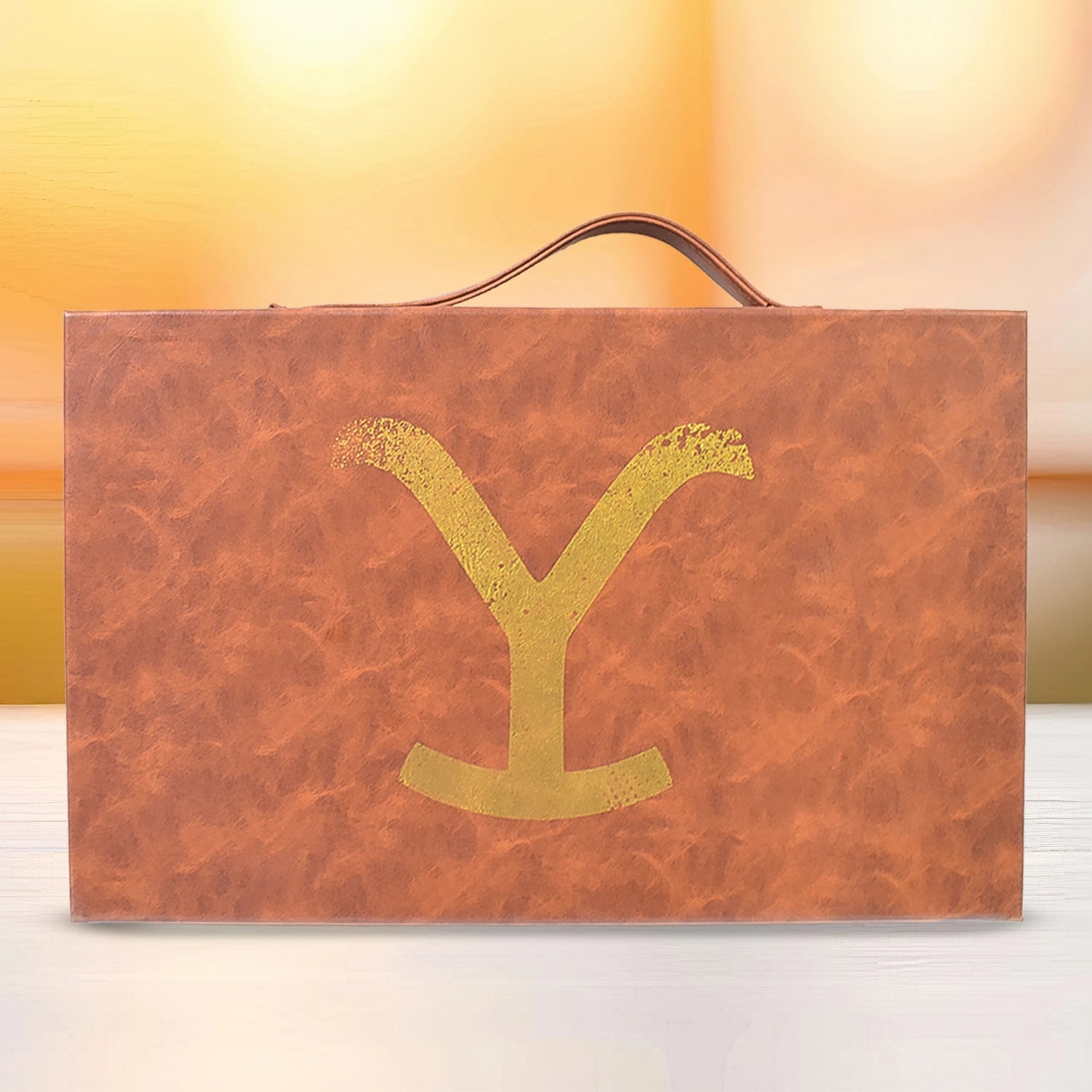 Leather medium carrying case